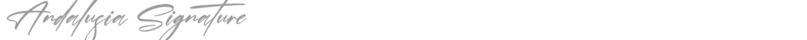 Andalusia Signature font preview